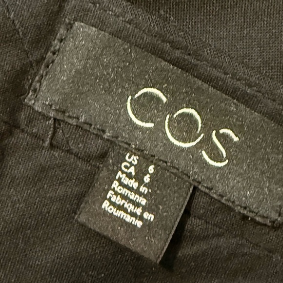 COS Black Wide-Leg Jeans Sz 6 - Picture 5 of 6